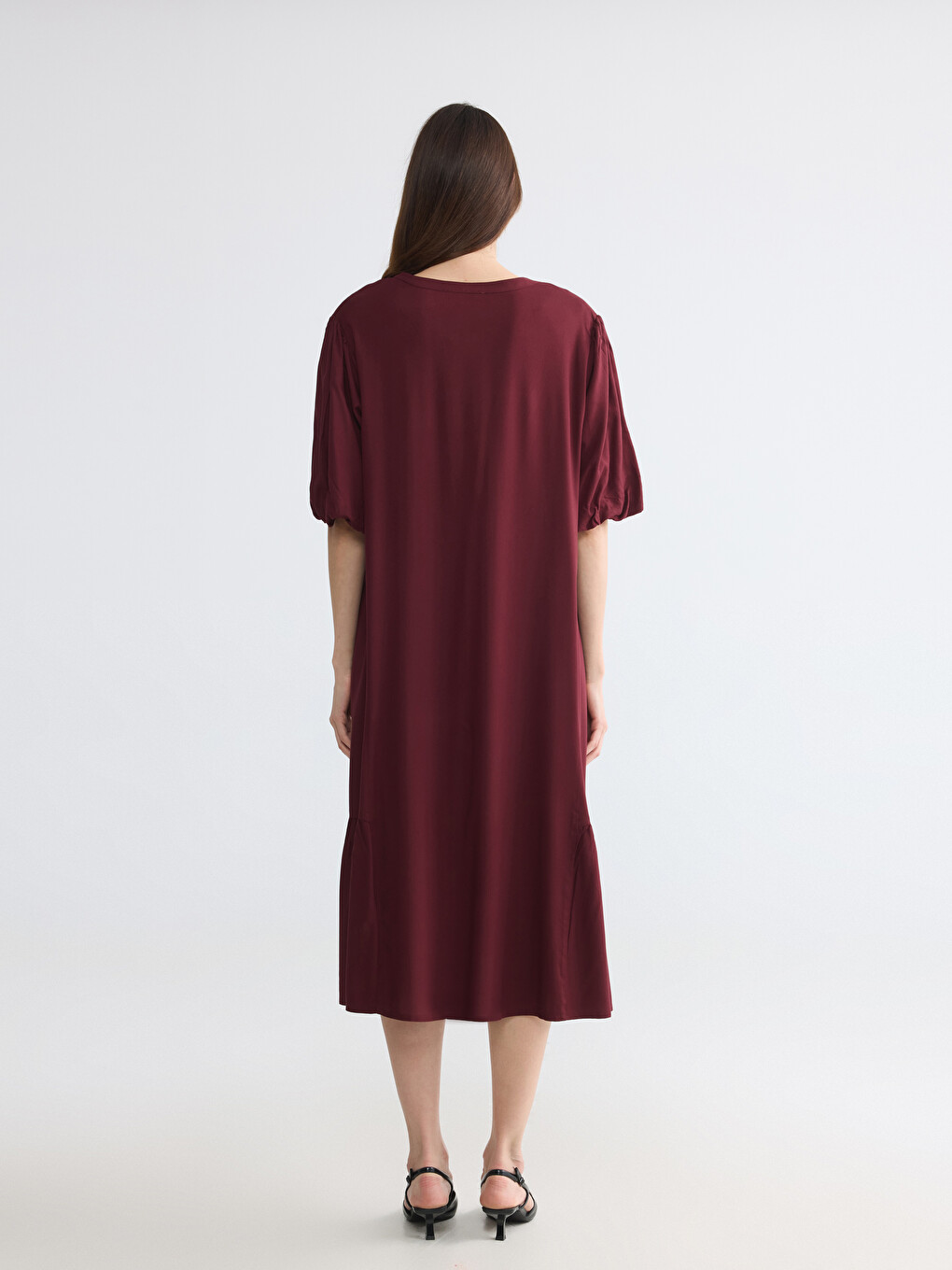 Rochie Visiniu Femeie-3
