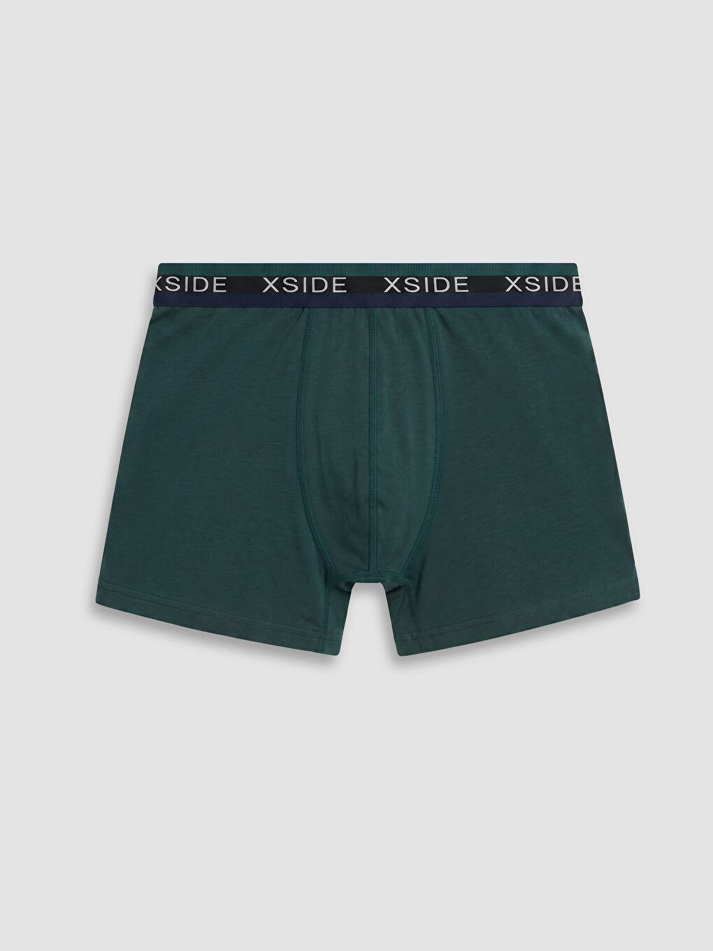 Siyah Regular Fit Pamuklu Esnek Erkek Boxer 3'lü-1