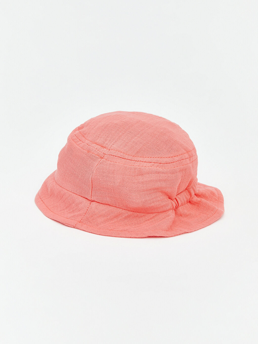Pembe Baskılı Kız Bebek Bucket Şapka-1