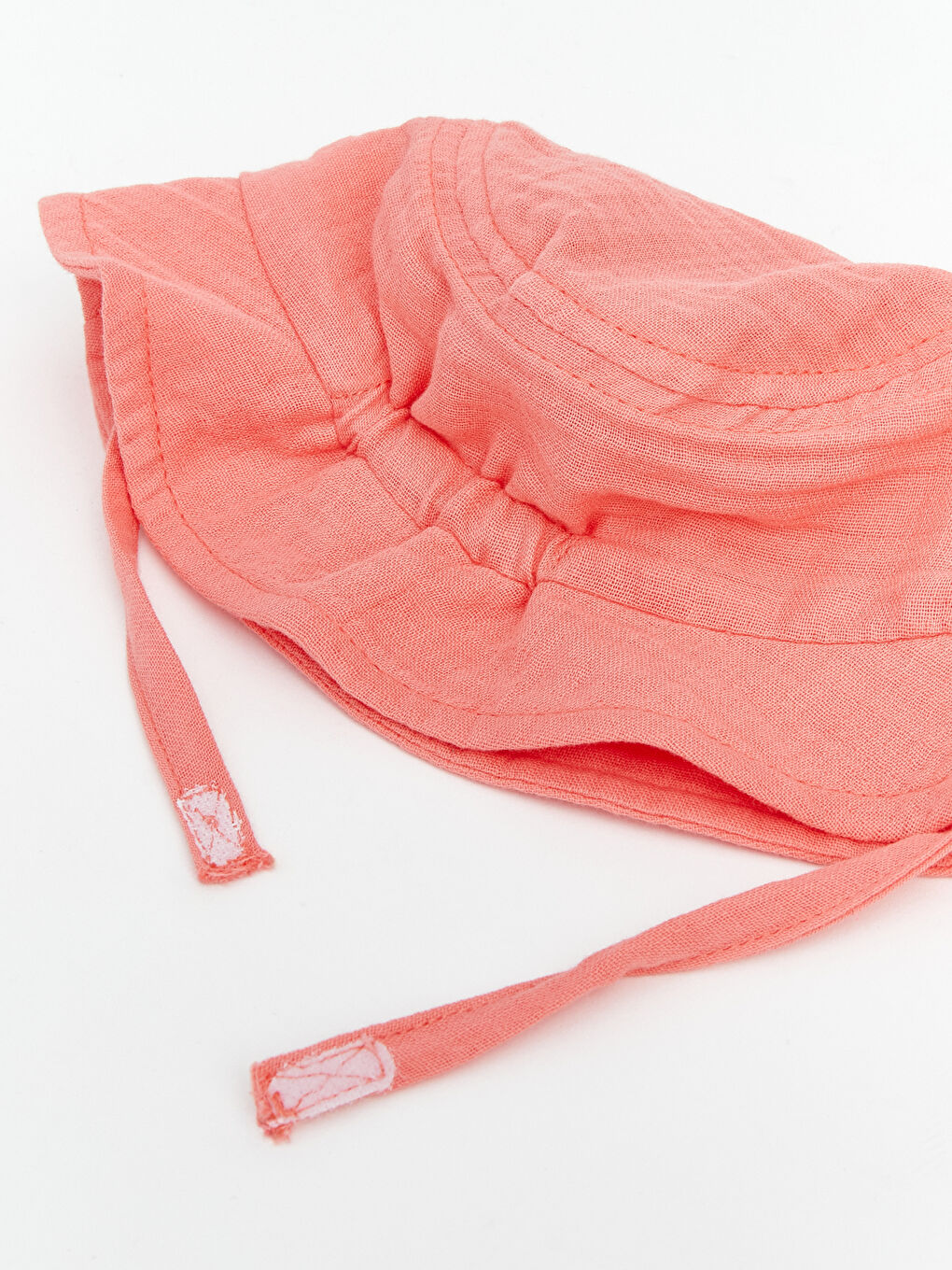 Pembe Baskılı Kız Bebek Bucket Şapka-2