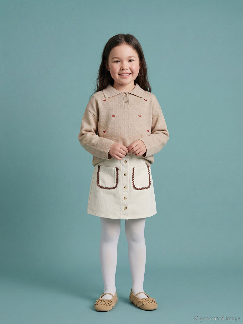 Dantel Detaylı Kız Çocuk Şort Etek