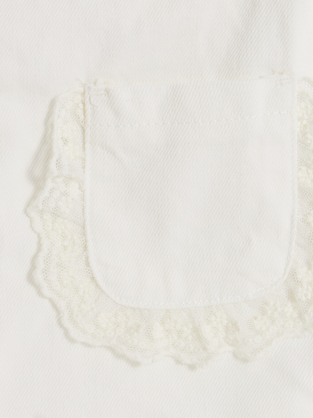 Girls' Skort With Lace Detail-1
