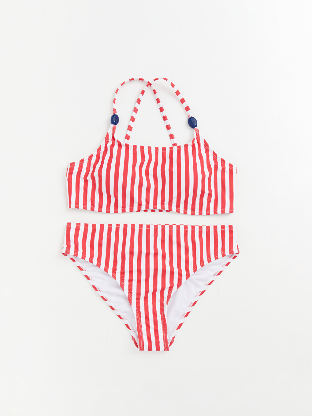 Set bikini me shirita për vajza
