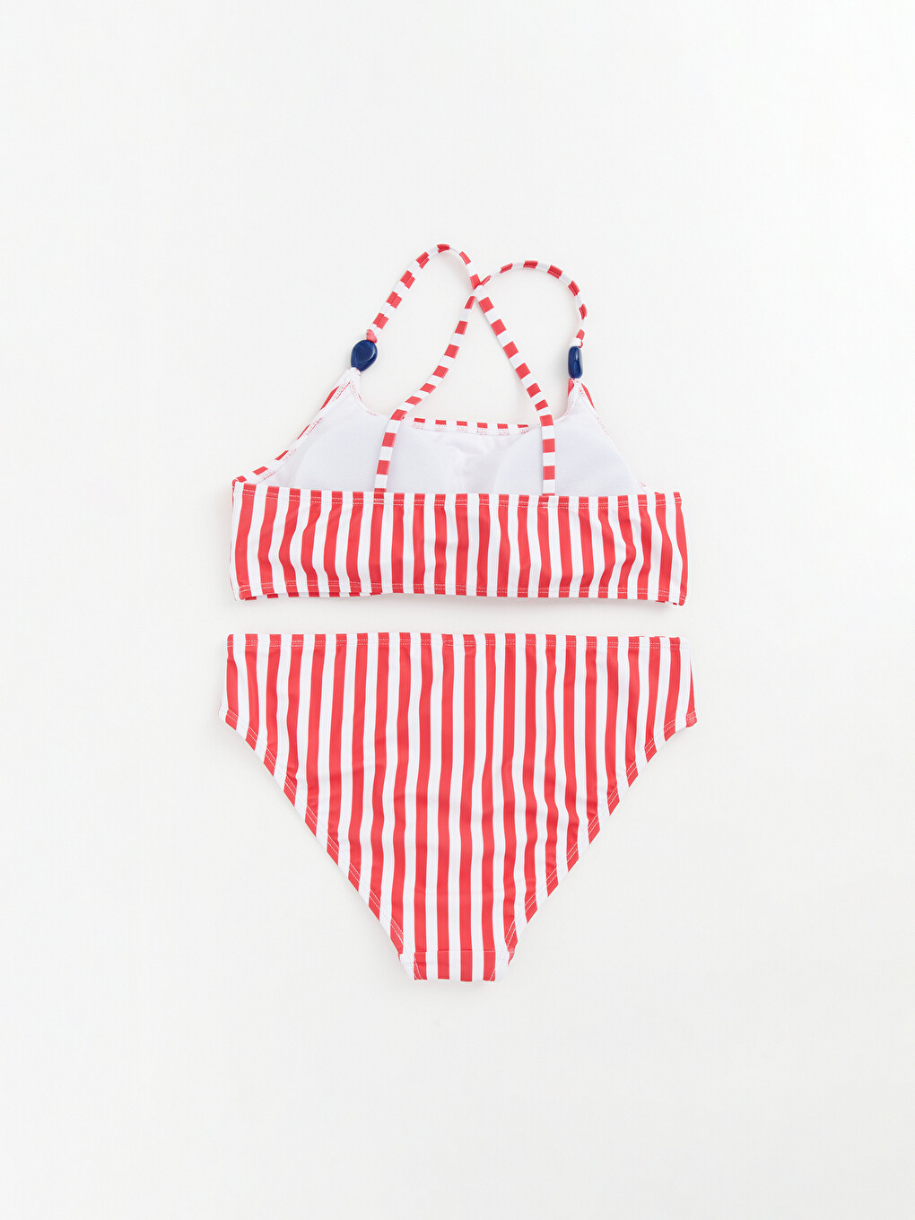 Set bikini me shirita për vajza-1