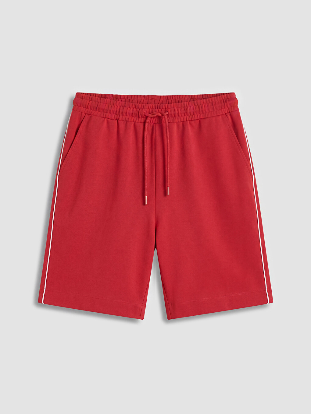 Pantaloni scurți cu bandă în talie elastică pentru femei-4