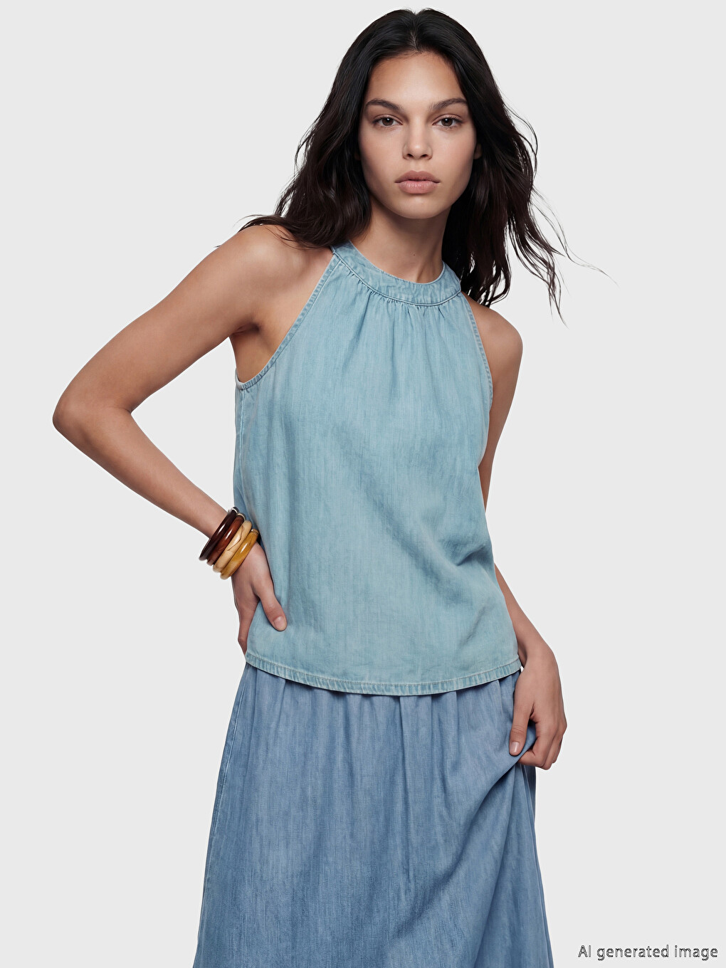 Chemisier en jean Indigo Femme