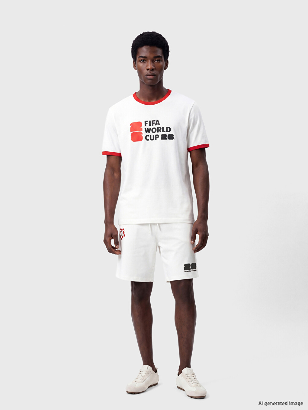 Regular Fit FIFA 2026 Printed Men's Shorts