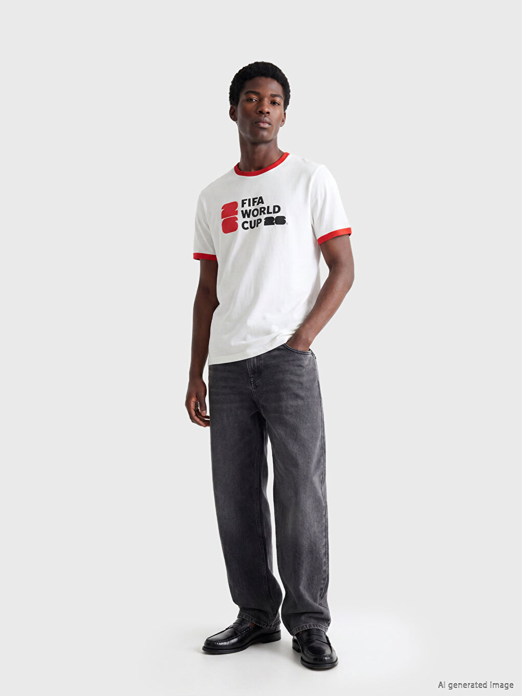 Crew Neck FIFA 2026 Printed Men's T-Shirt-3
