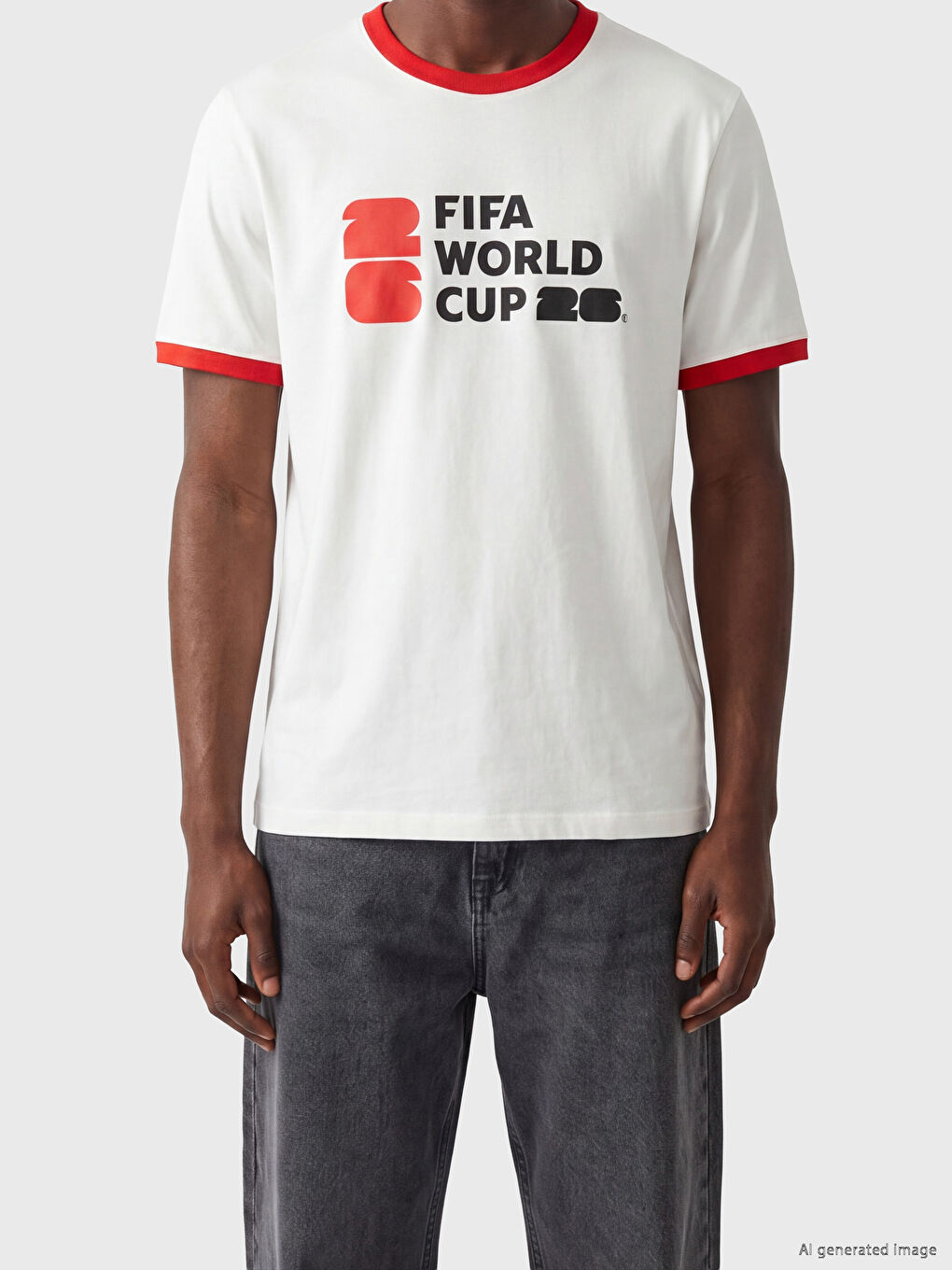 Crew Neck FIFA 2026 Printed Men's T-Shirt-4