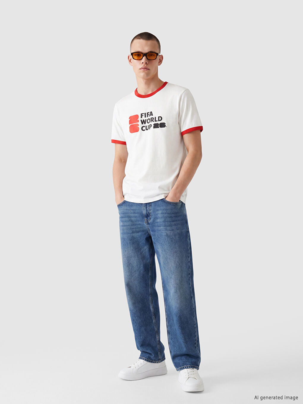 Crew Neck FIFA 2026 Printed Men's T-Shirt-2