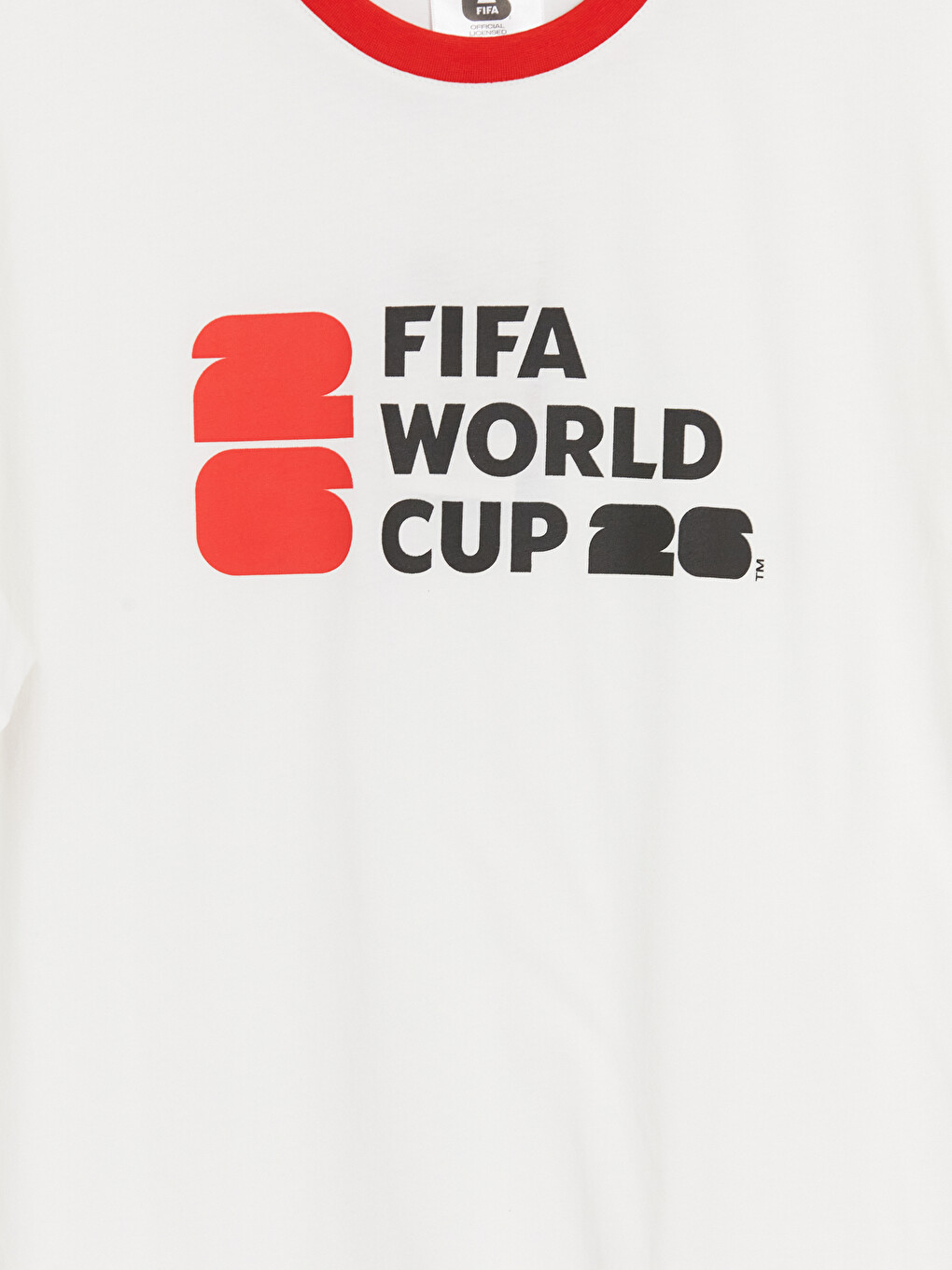 Bisiklet Yaka FIFA 2026 Dünya Kupası Baskılı Erkek Tişört-6