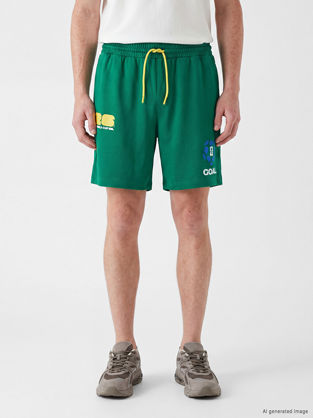 Regular Fit FIFA 2026 Printed Men's Shorts-1