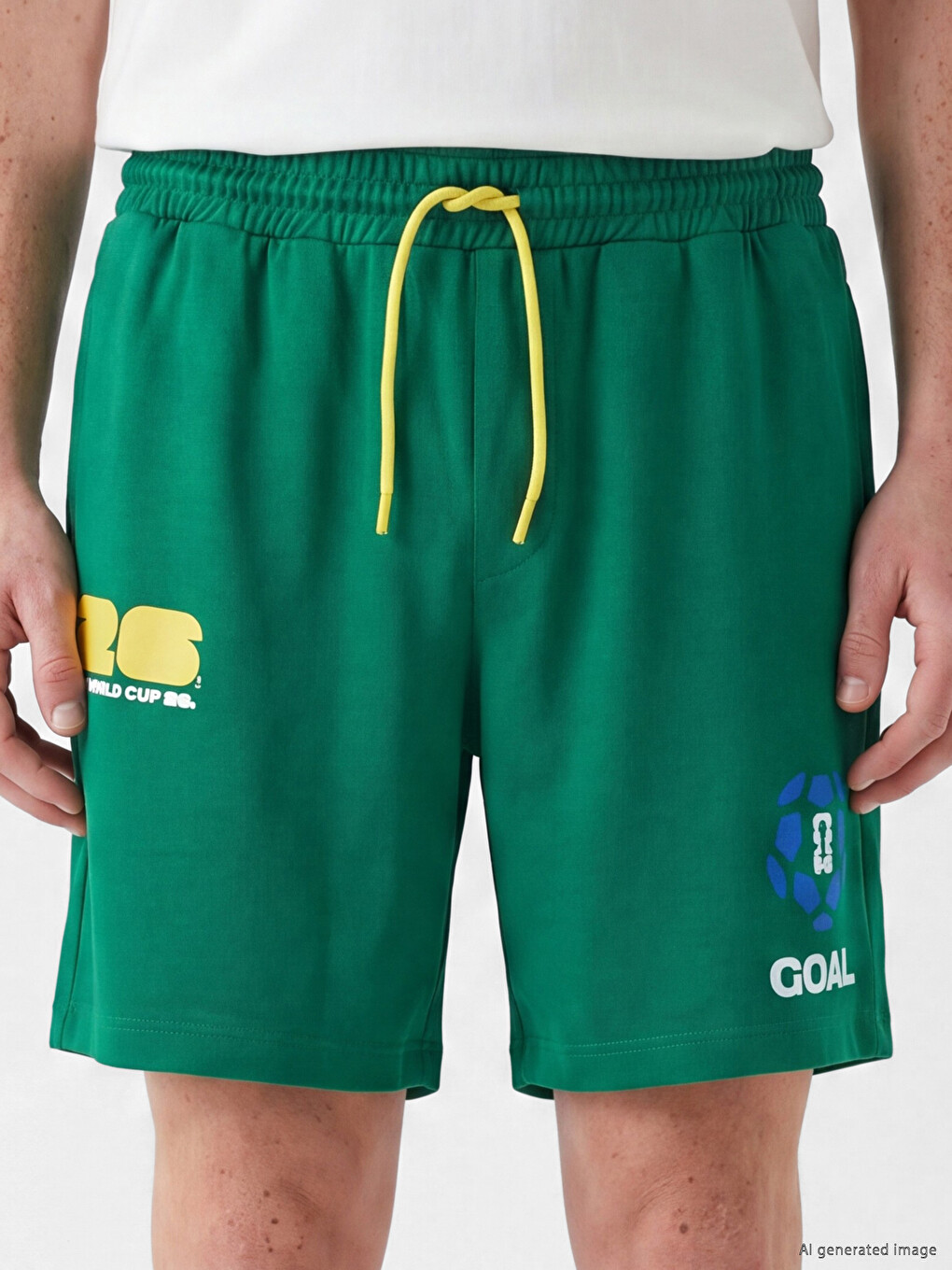 Regular Fit FIFA 2026 Printed Men's Shorts-2