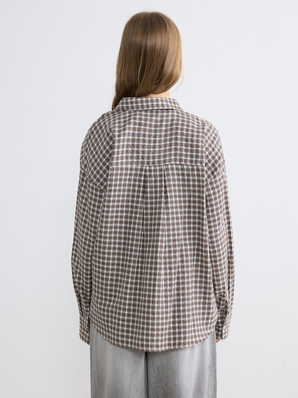 The Plaid Oversized Oxford Shirt.-3