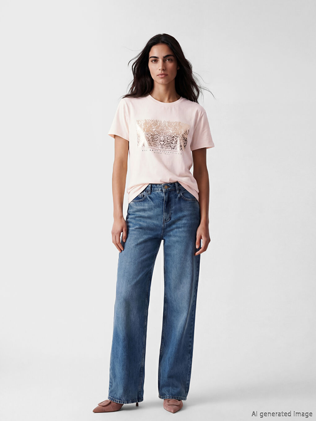 Woman ECRU T-Shirt-1