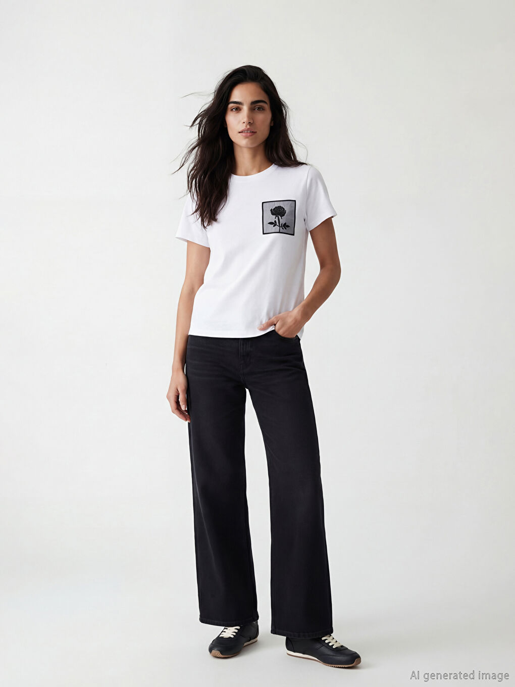 Woman WHITE T-Shirt-1