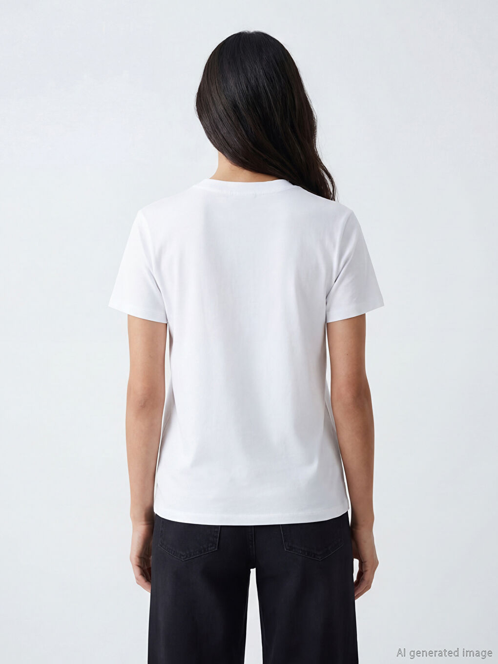 Woman WHITE T-Shirt-2