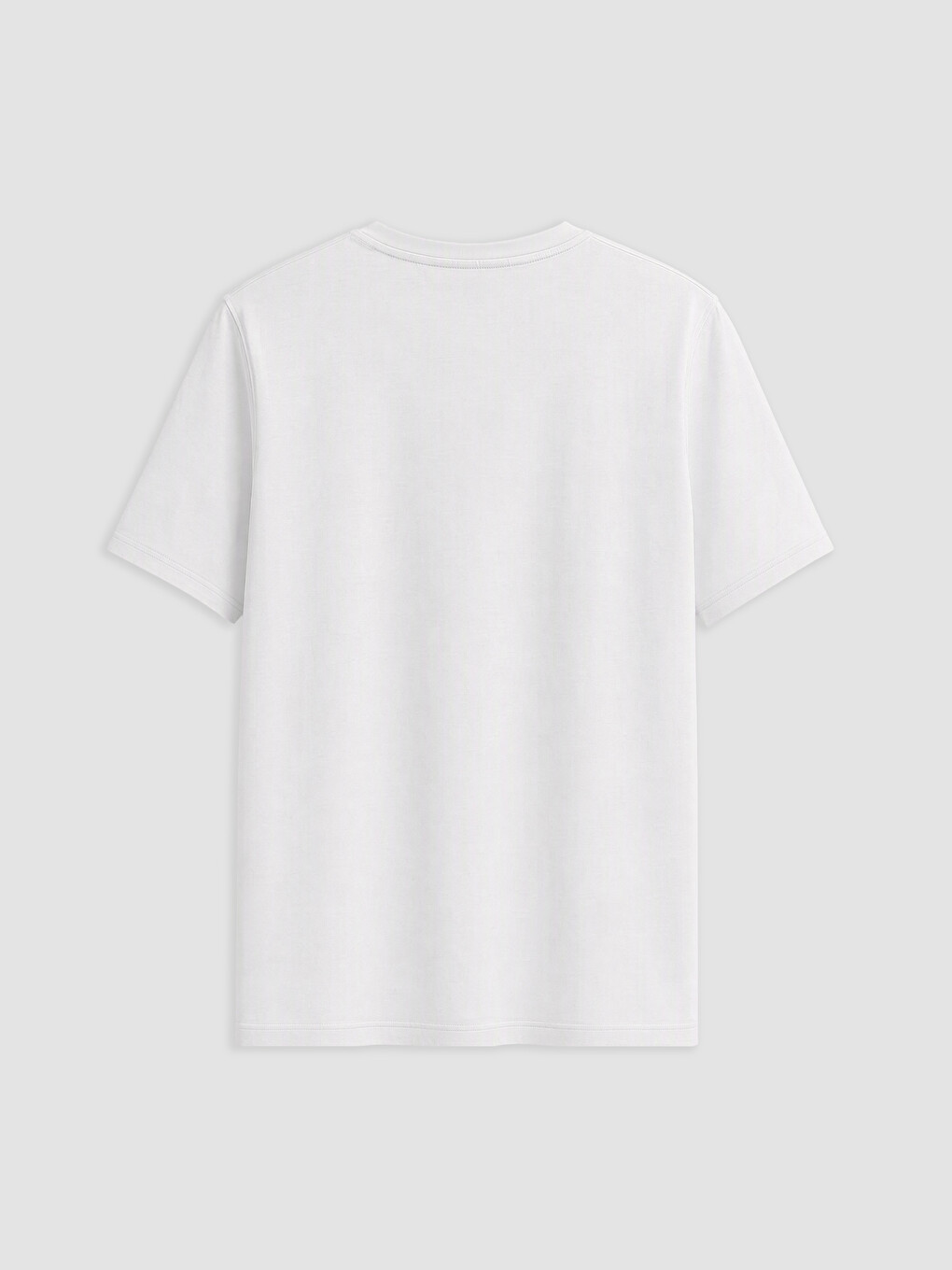 Man White T-shirt-1