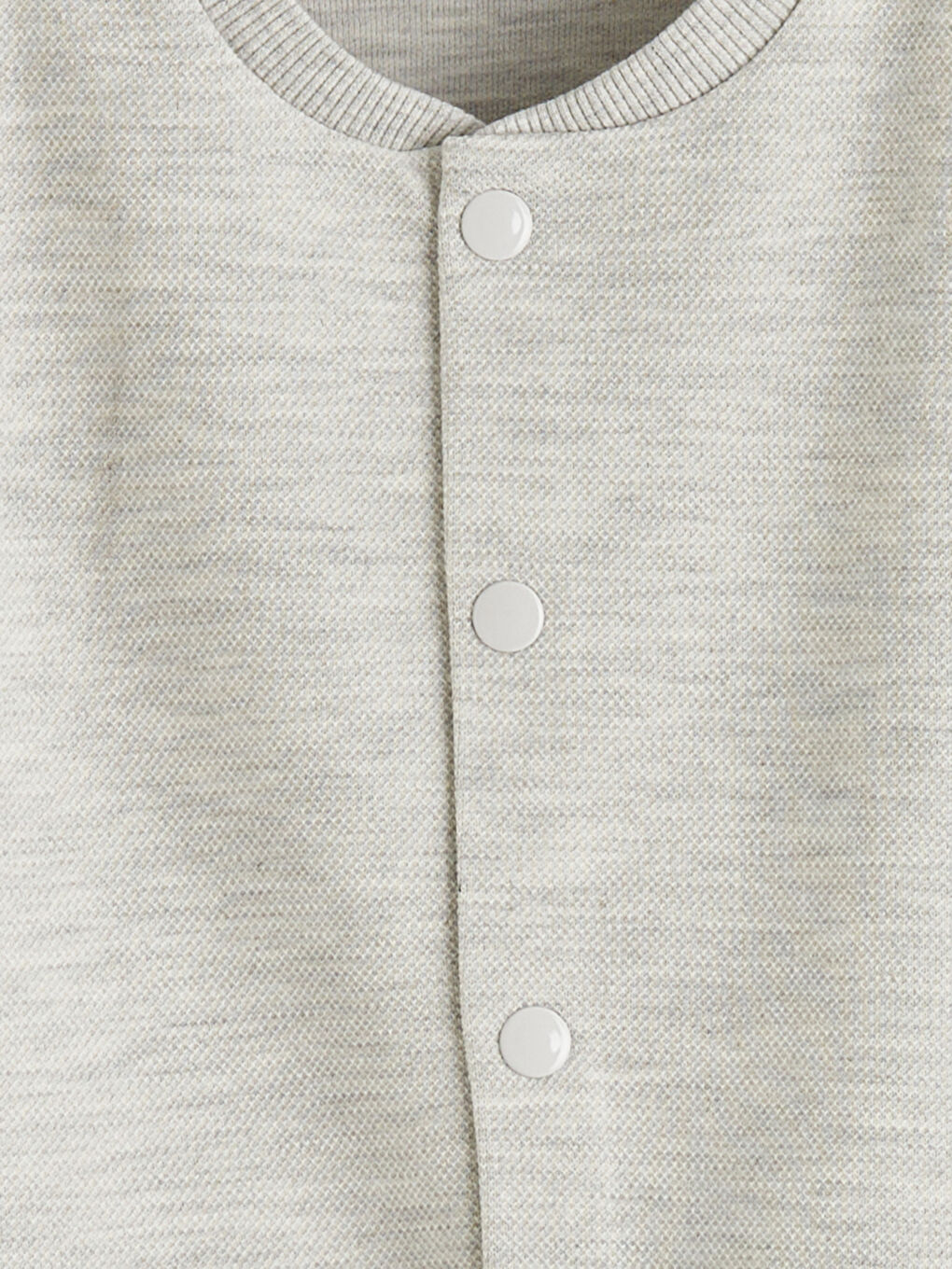 Beyaz Erkek Bebek Hırka-2