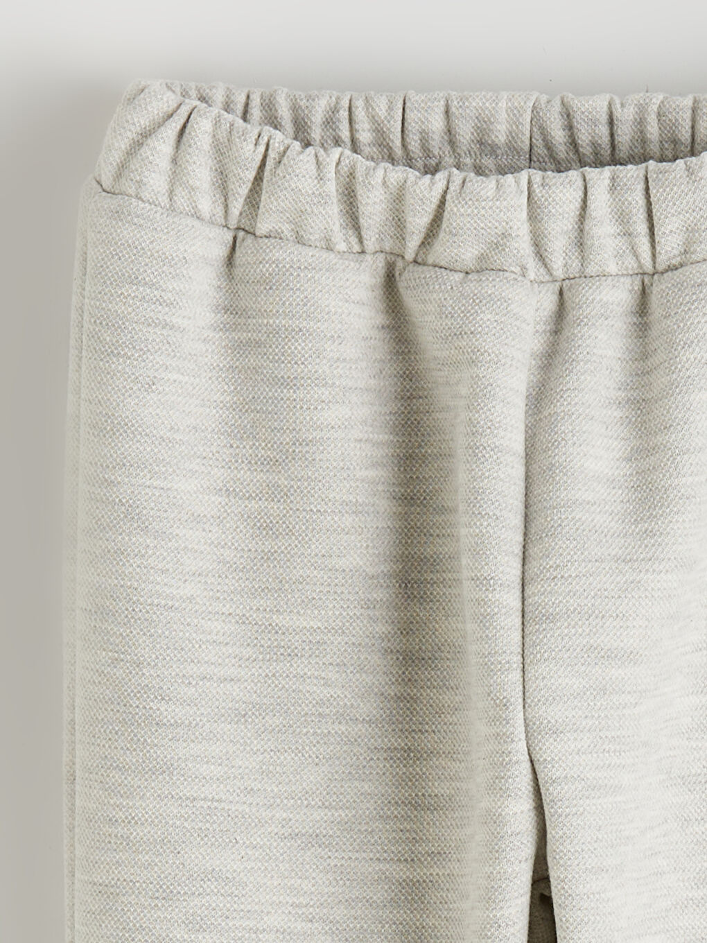 Beyaz Erkek Bebek Jogger Eşofman Altı-2