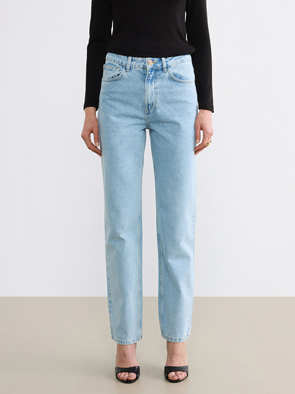 Mavi Straight Fit Kadın Jean Pantolon-1