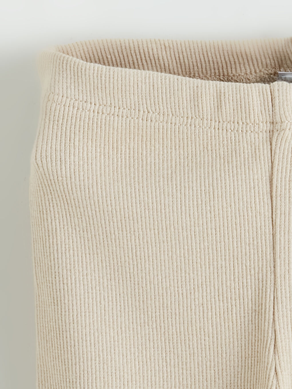 Ekru Slim Fit Kız Bebek Şort Takım 2'li-5