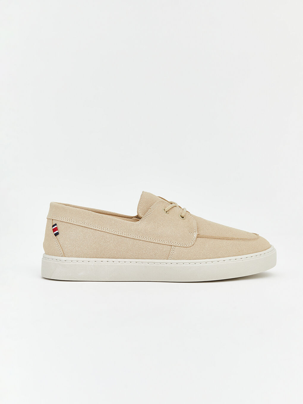 Bej Süet Görünümlü Bağcıklı Erkek Klasik Ayakkabı-1