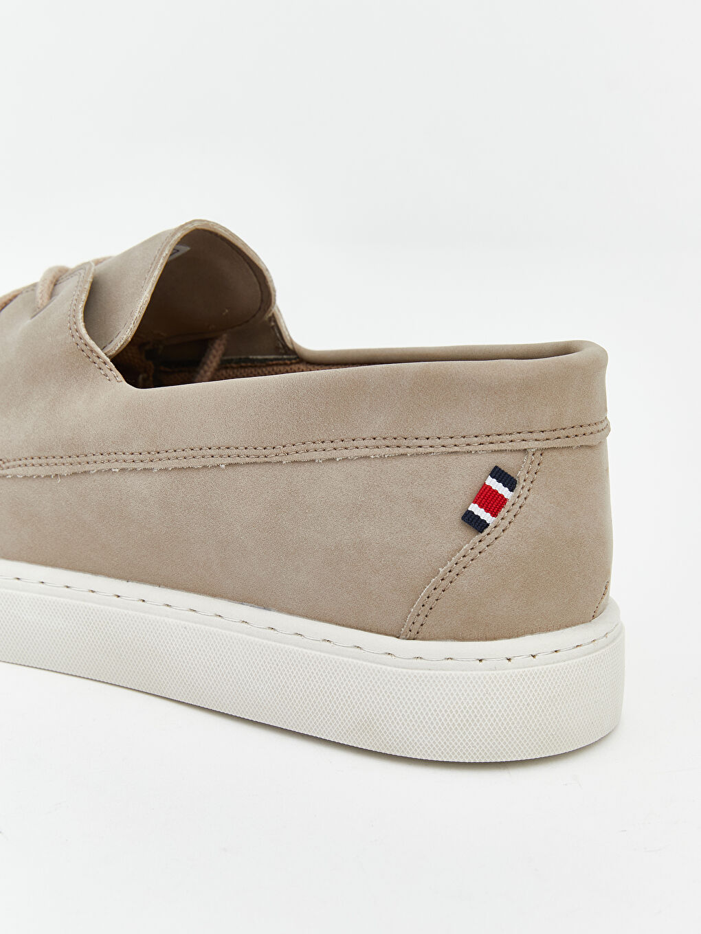 Bej Bağcıklı Düz Tabanlı Erkek Klasik Ayakkabı-5