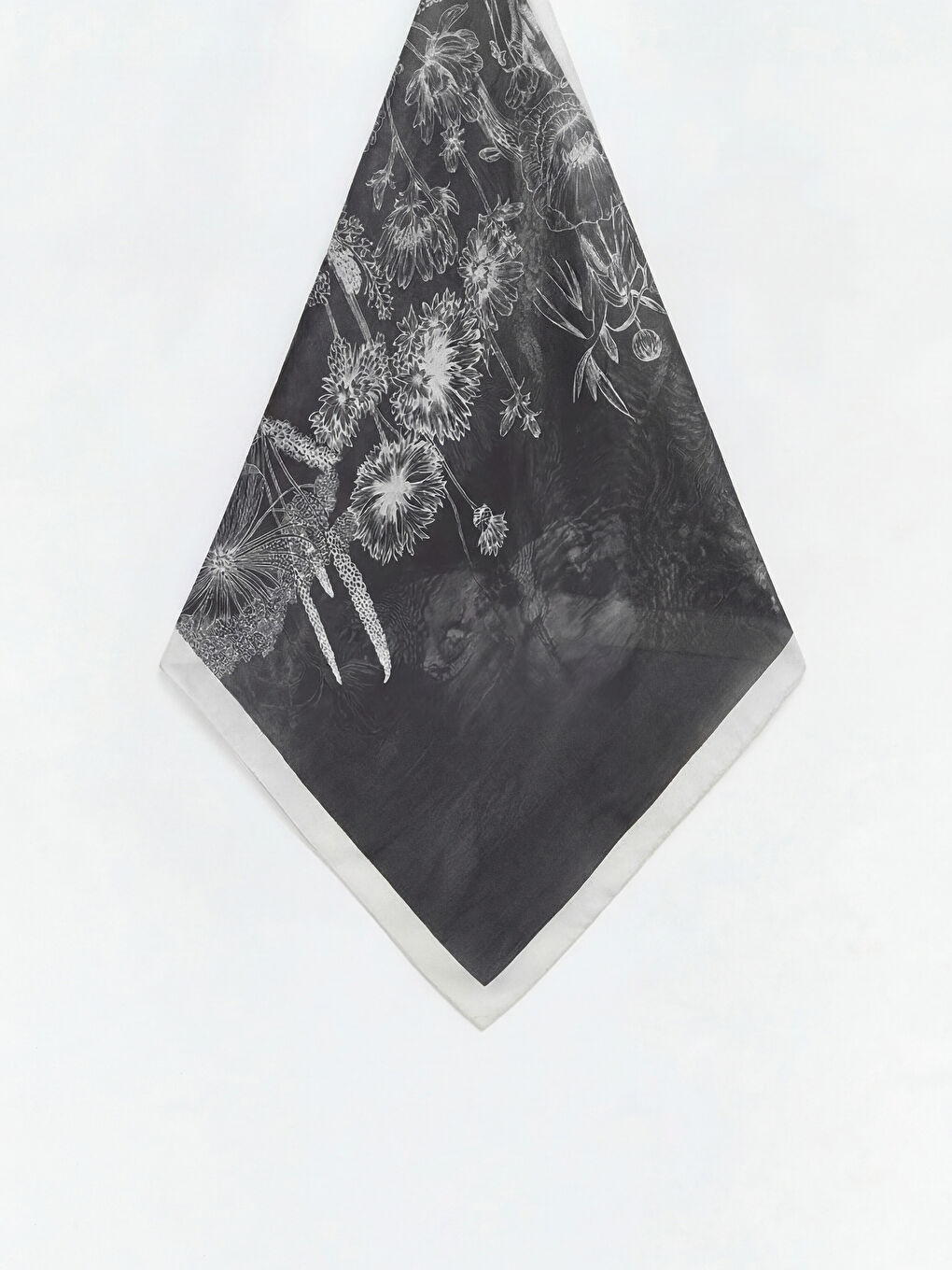 Yeşil Desenli Kadın Şal