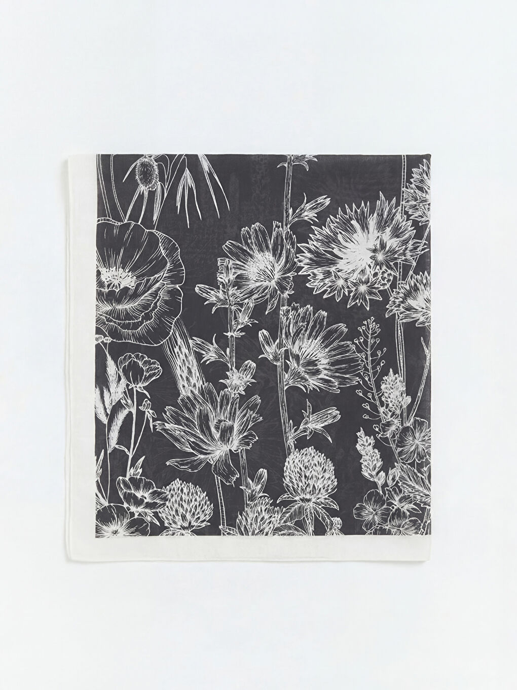 Yeşil Desenli Kadın Şal-1