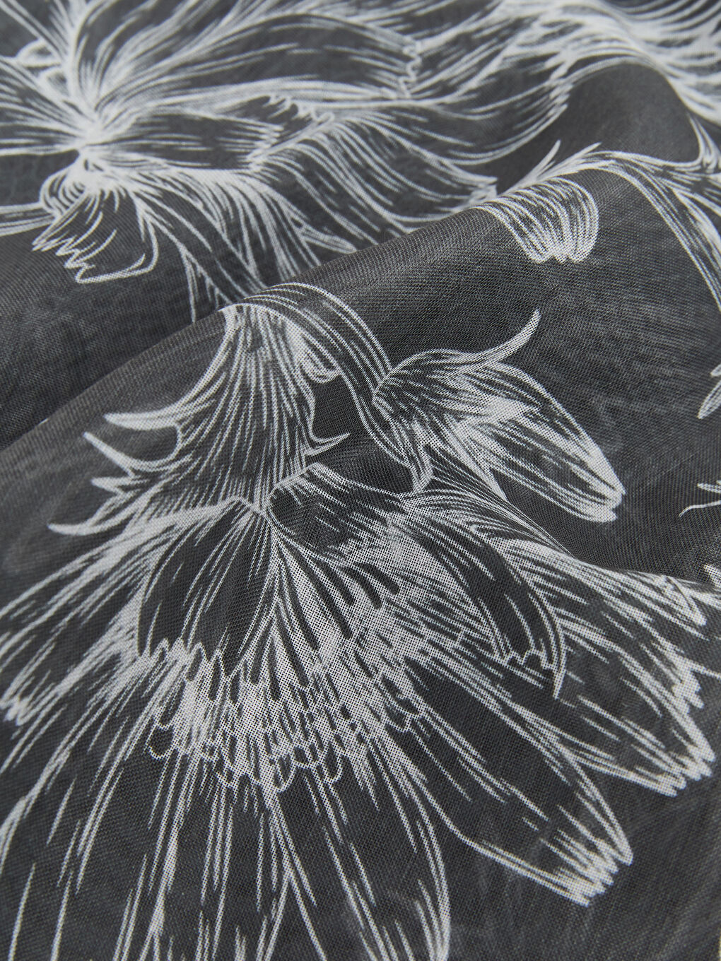 Yeşil Desenli Kadın Şal-2