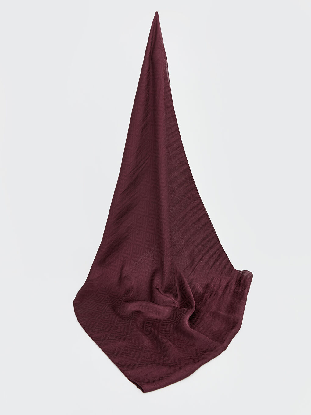 Bordo Desenli Kadın Şal