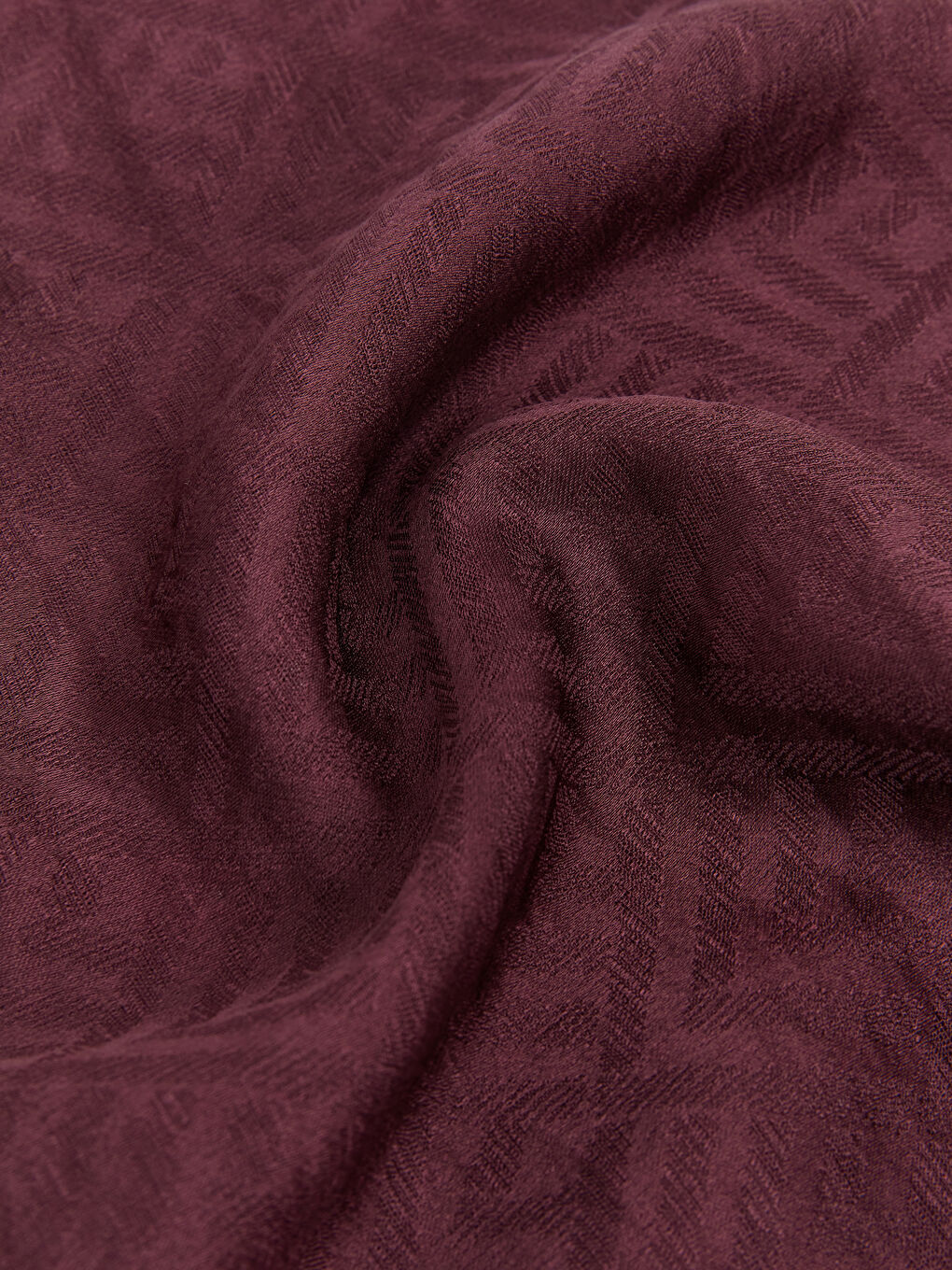 Bordo Desenli Kadın Şal-2