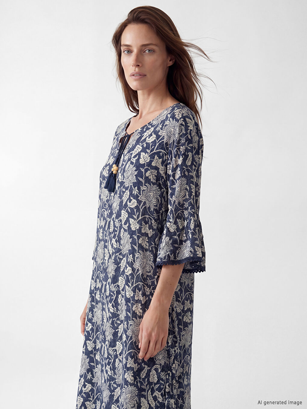 Woman Navy Dress-1