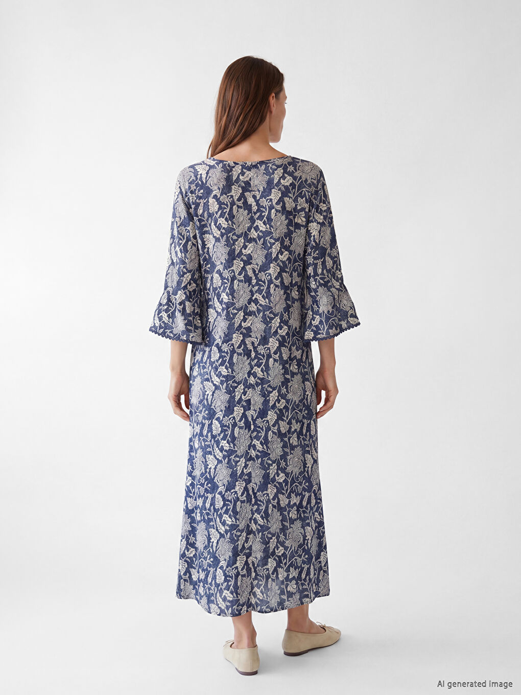 Woman Navy Dress-3