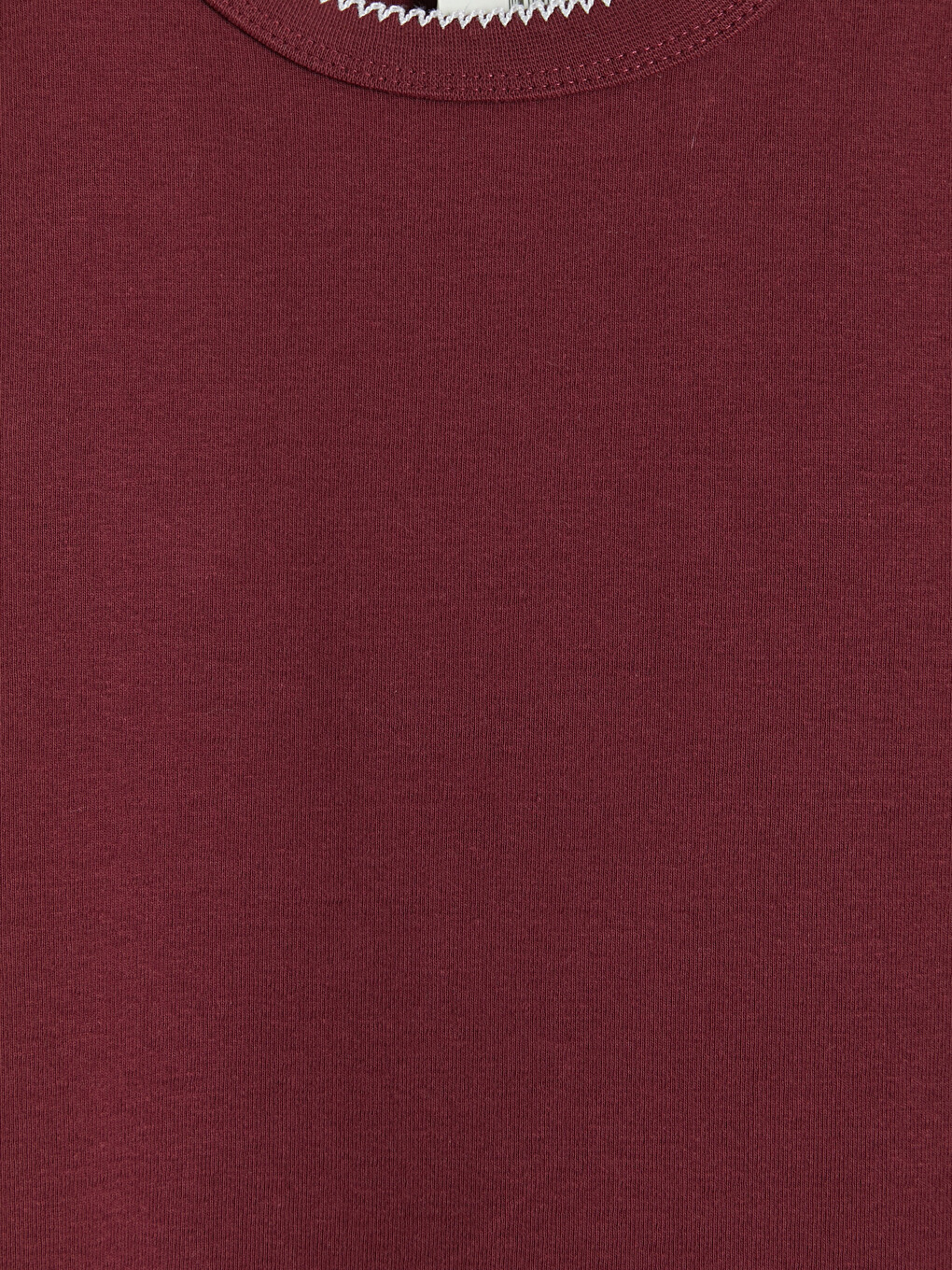 Bordo Bisiklet Yaka Kadın Atlet-5