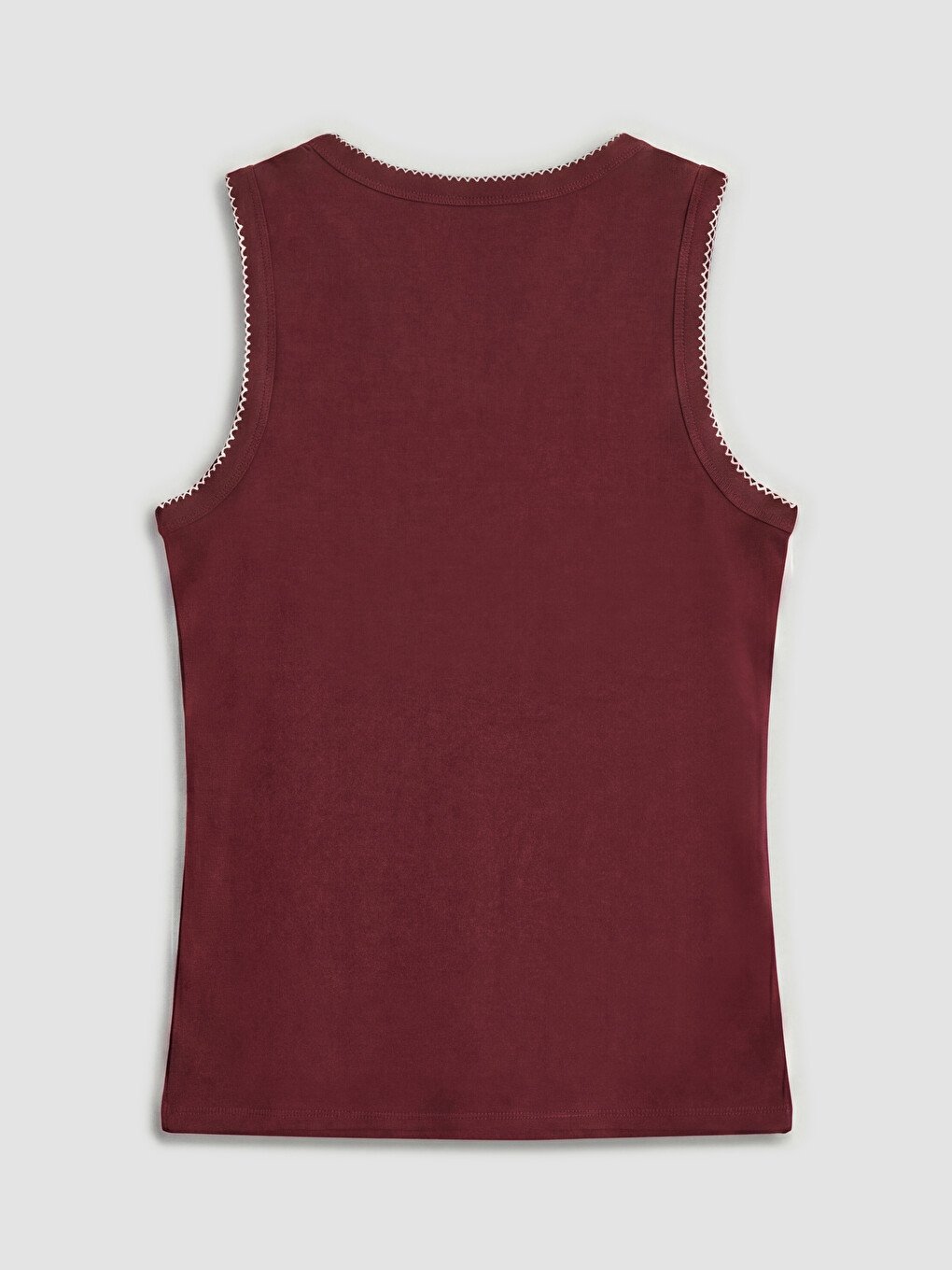 Bordo Bisiklet Yaka Kadın Atlet-6