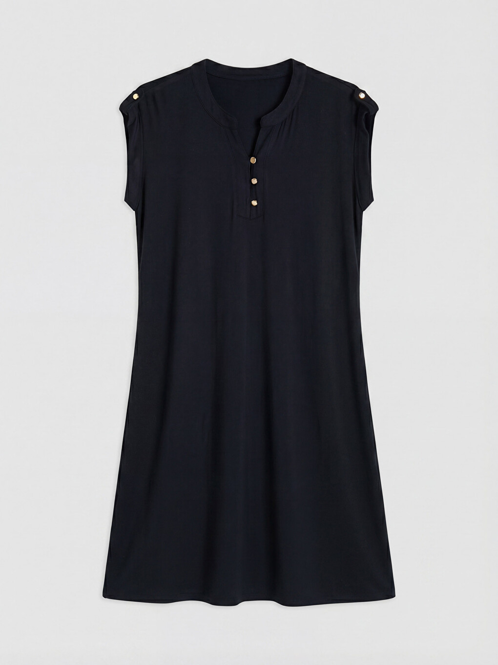 Frau Schwarz Kleid-4