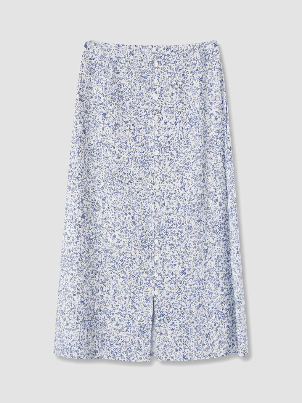Woman Blue Skirt-4
