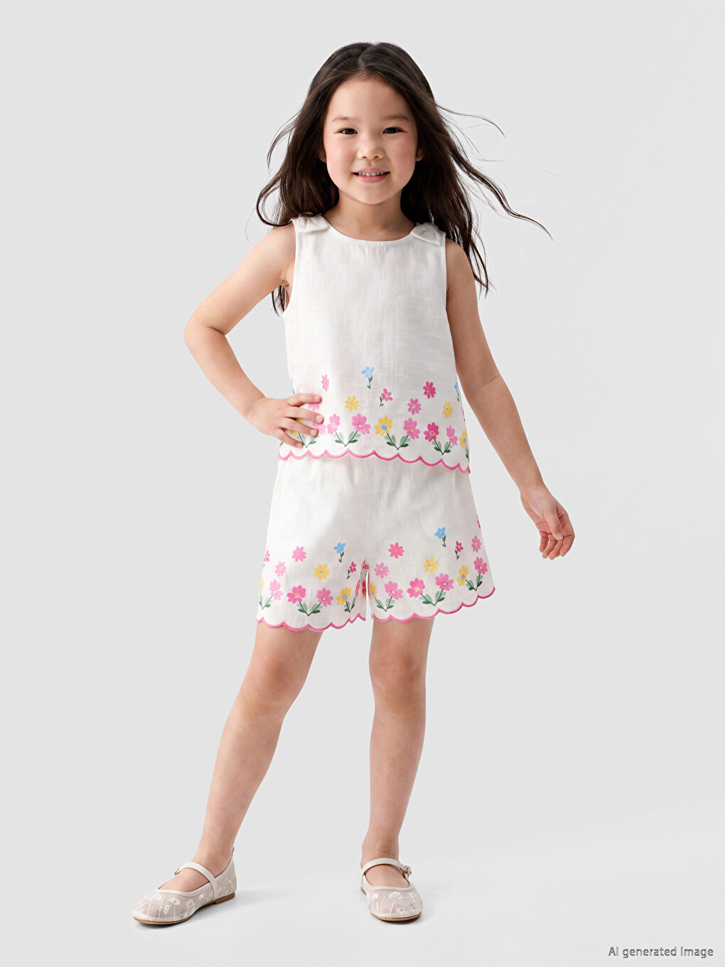 Floral Girls' Set