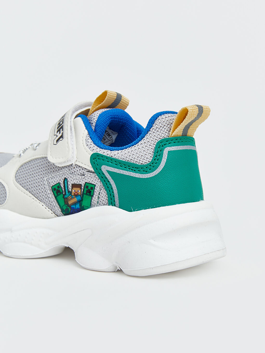 Bej Minecraft Baskılı Erkek Çocuk Spor Ayakkabı-4