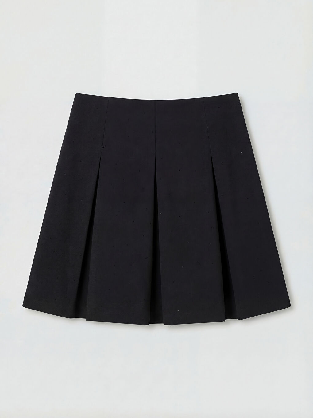 Siyah Kız Çocuk Pileli Şort Etek-1