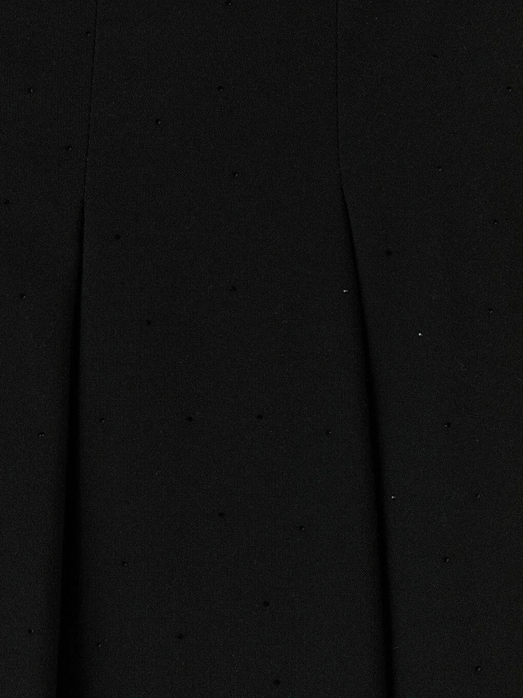 Siyah Kız Çocuk Pileli Şort Etek-2