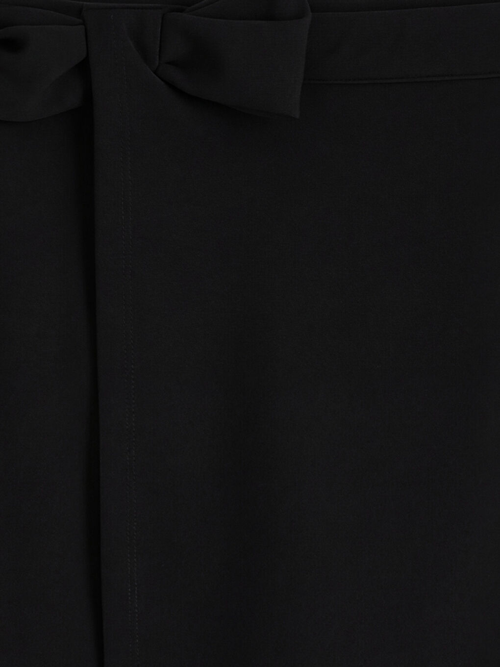 Siyah Kız Çocuk Fiyonk Detaylı Şort Etek-2