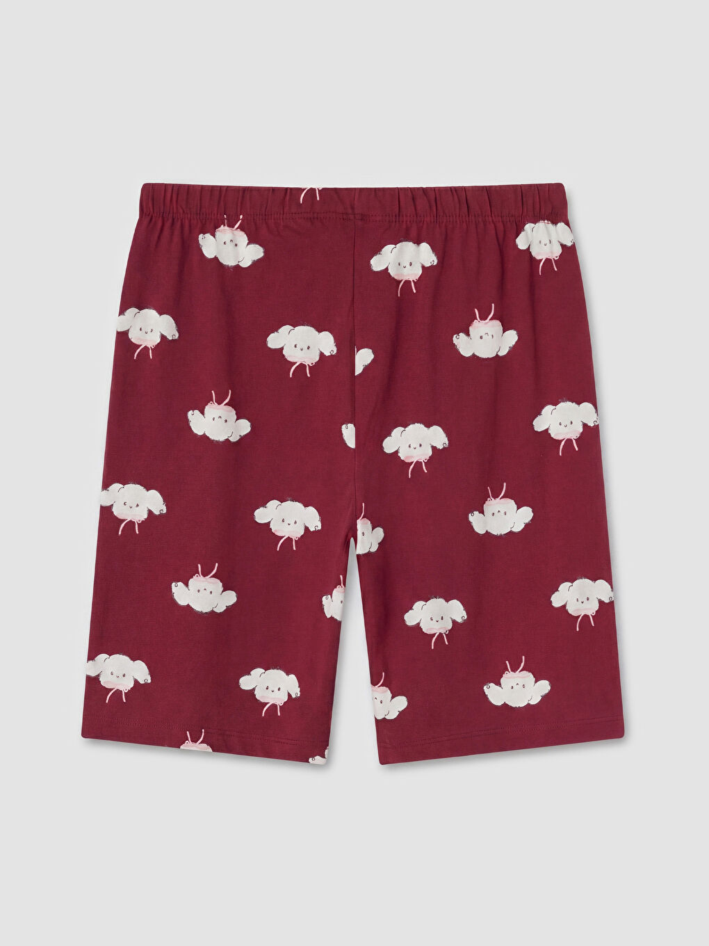 Ekru Desenli Kadın Pijama Altı 2'li-5