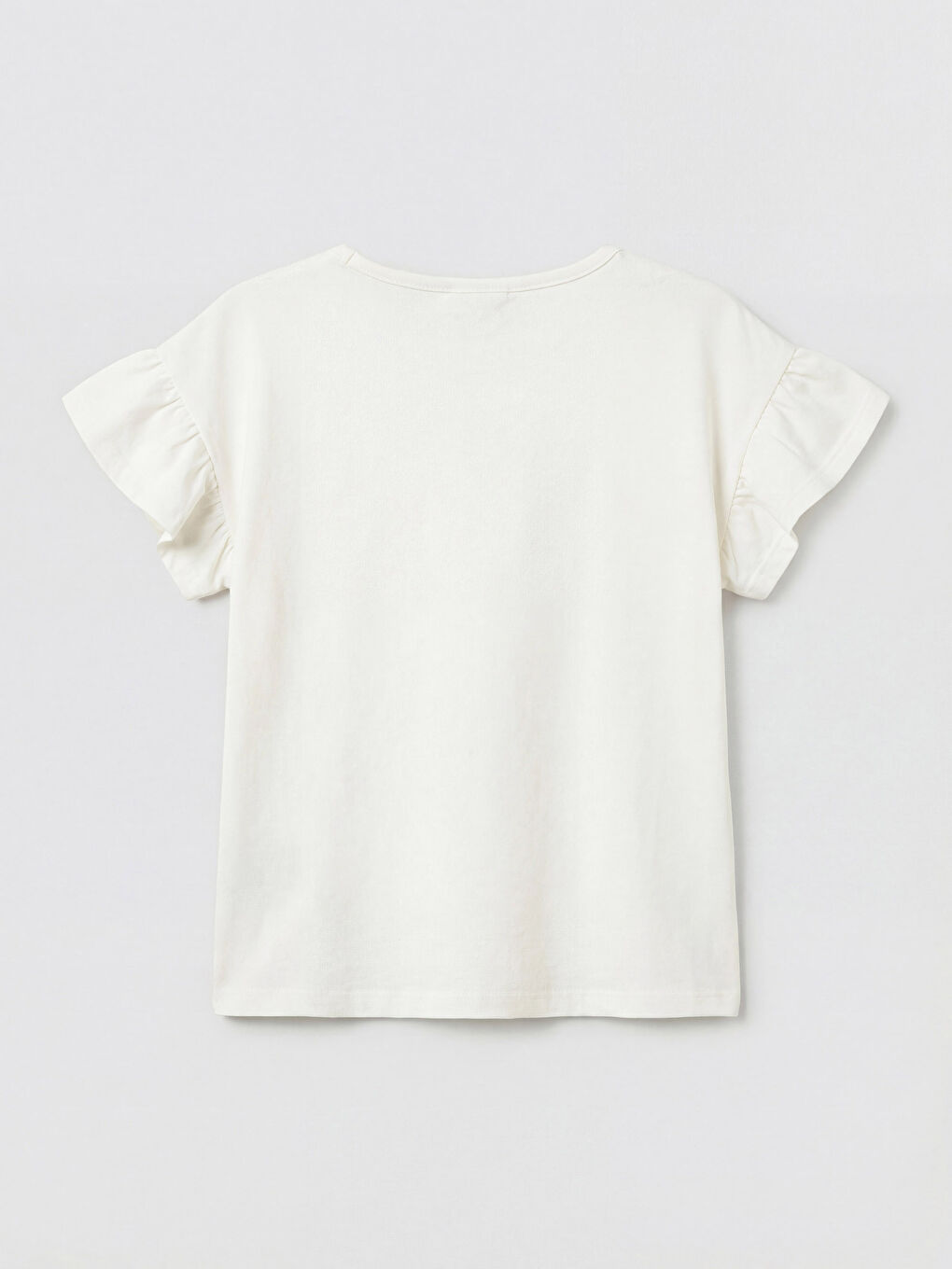 Ekru Hello Kitty Baskılı Kız Çocuk Tişört-1