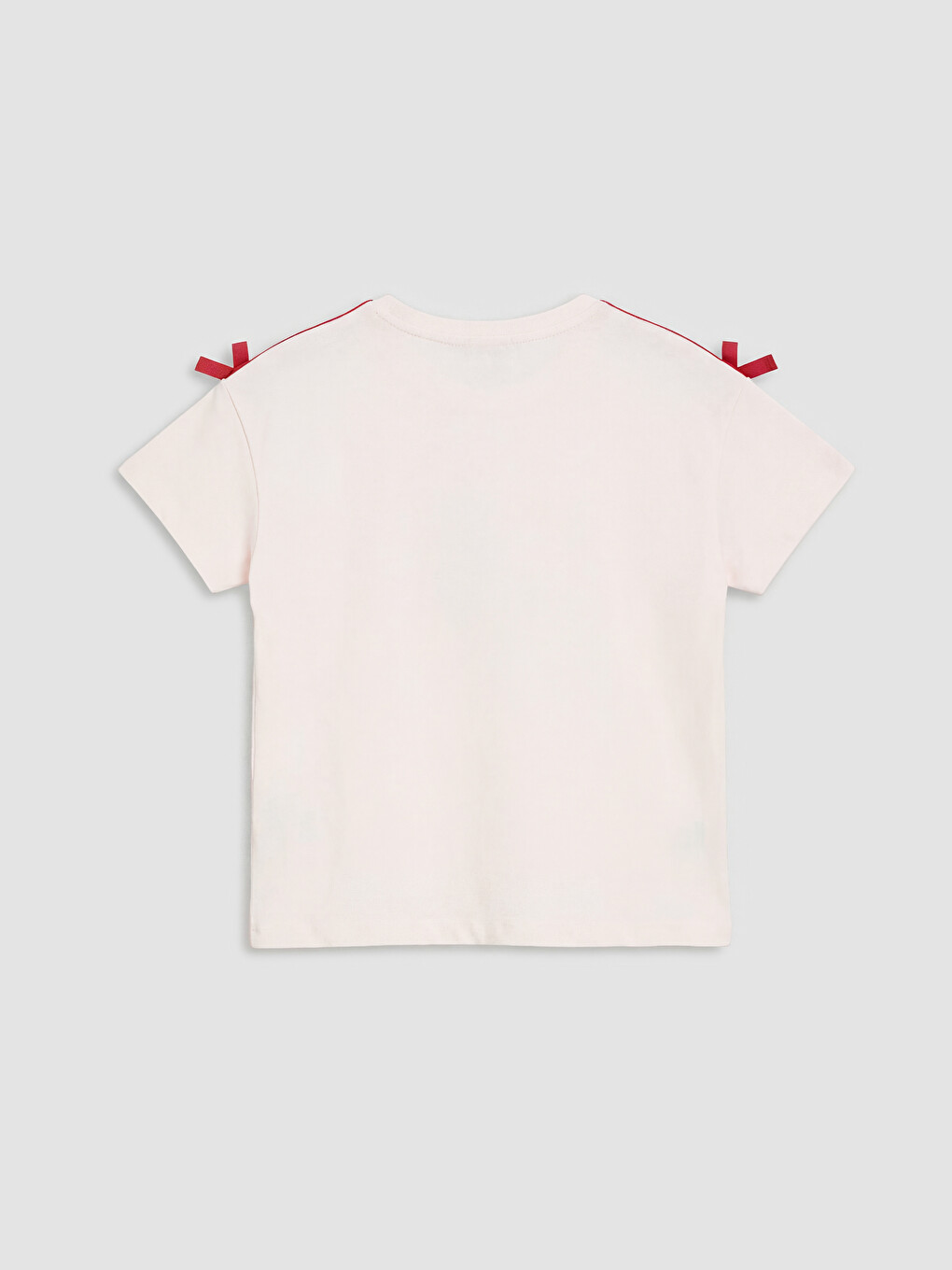 Crew Neck Hello Kitty Printed Girls' T-Shirt-1