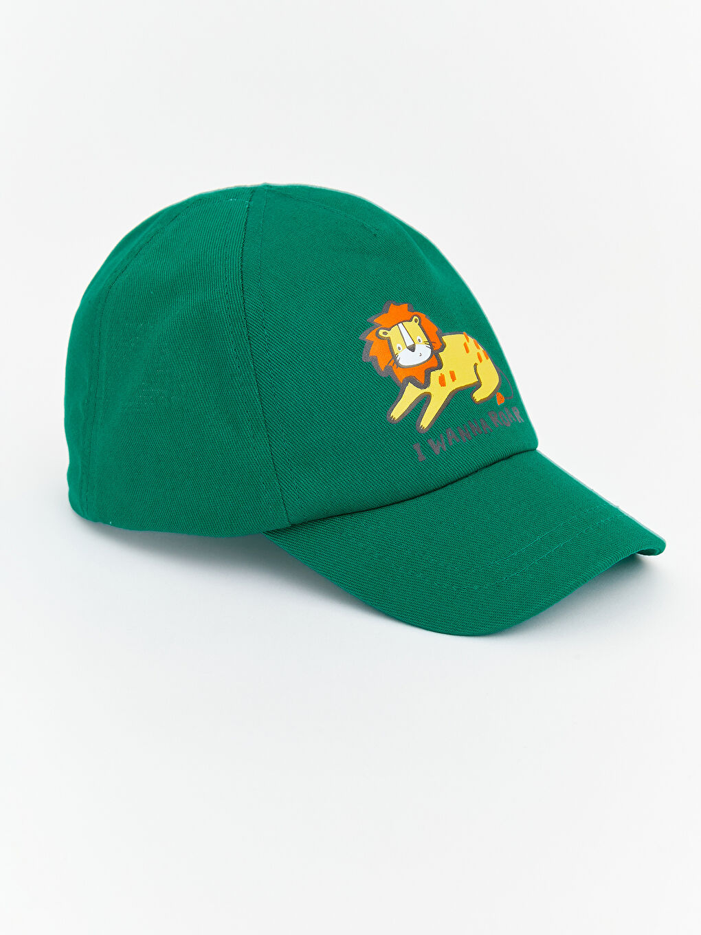 Lion Printed Baby Boys' Cap-1