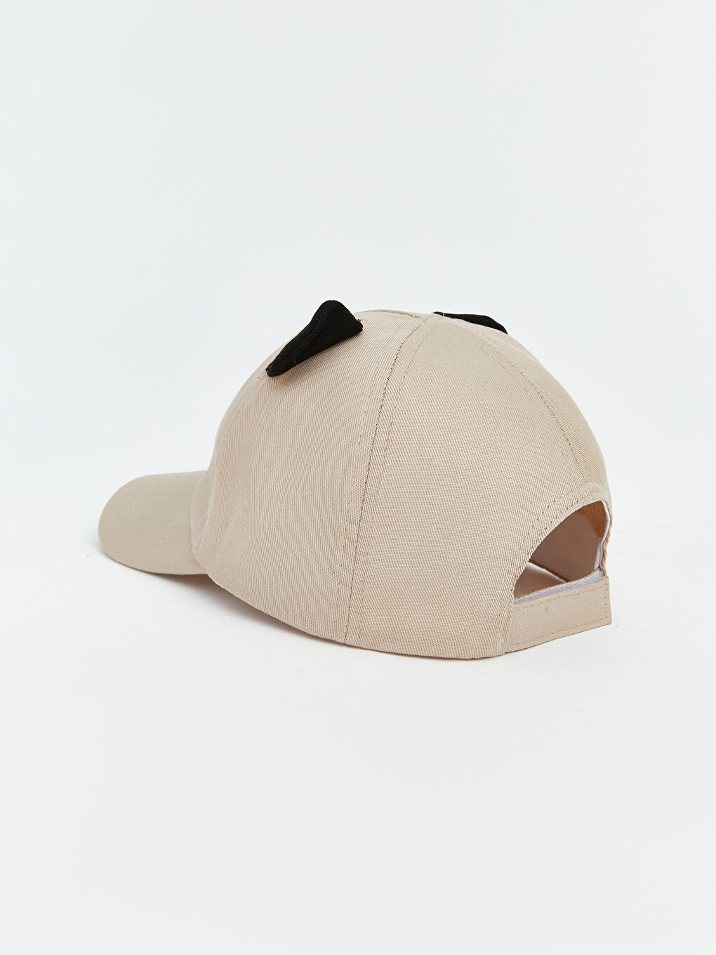 Bej Hayvan Figürlü Erkek Bebek Kep Şapka-2