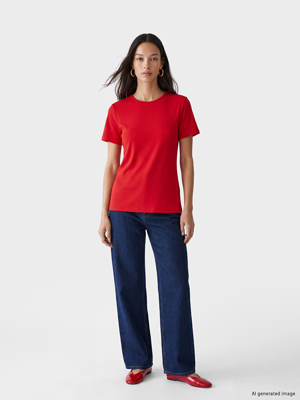 %100 Cotton Women's T-Shirt-1